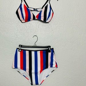 NWT striped bikini